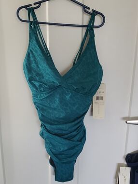 Gottex Teal One-Piece Swimsuit